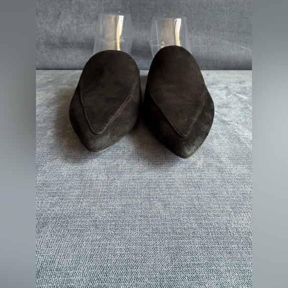 Cole Haan Womens Black Suede Piper Mule SZ 9 Slip On Preppy Pointed Toe Dressy - Picture 3 of 9